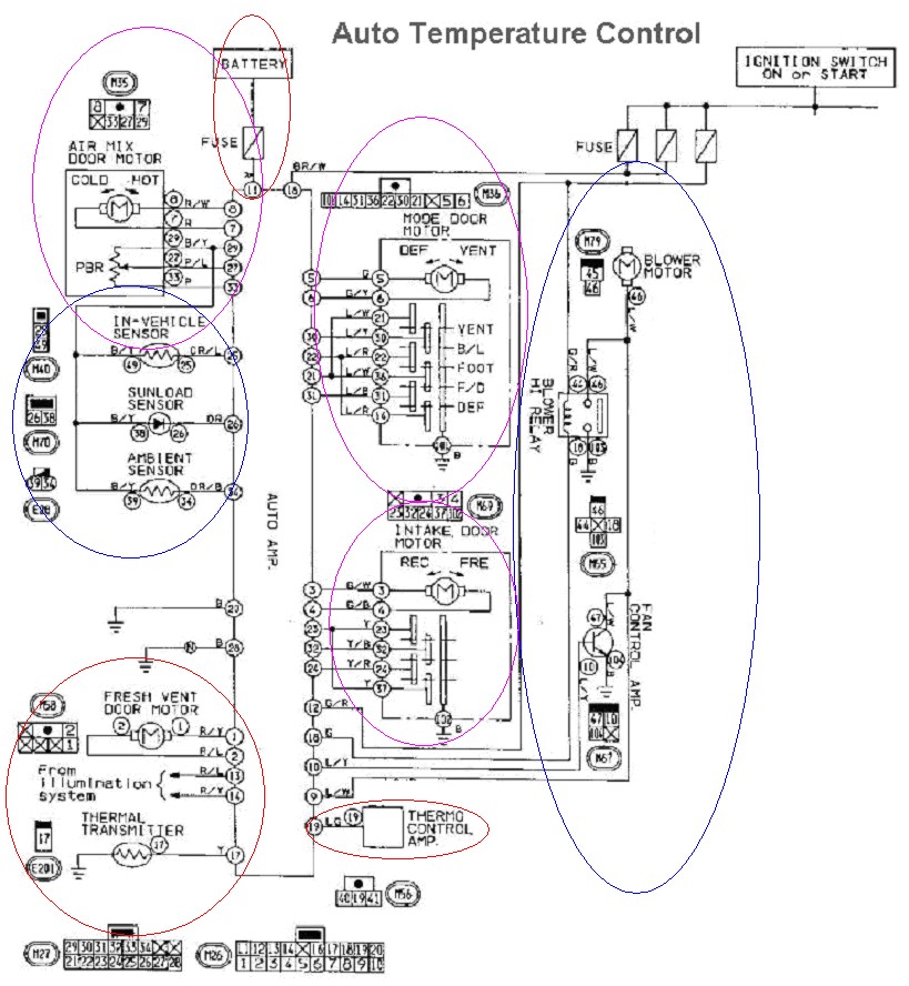 2000 Nissan altima thermal control amplifier #2