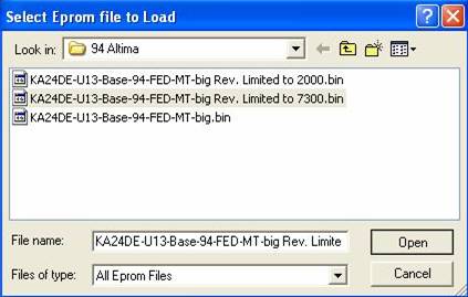 Nissan ecu bin file's #8